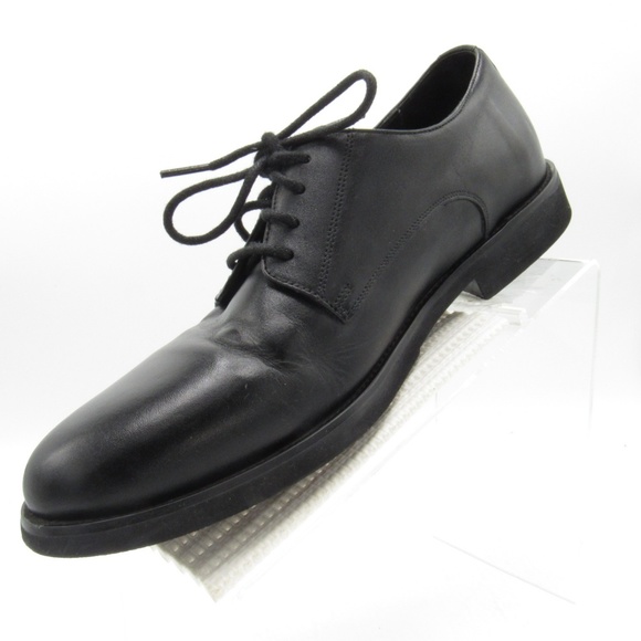 Pronto Size 10 M Black Leather Oxford Mens C3A A16 main image 6